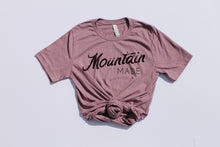 Load image into Gallery viewer, Mountain Made T-Shirt- Black Ink
