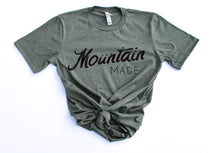 Load image into Gallery viewer, Mountain Made T-Shirt- Black Ink
