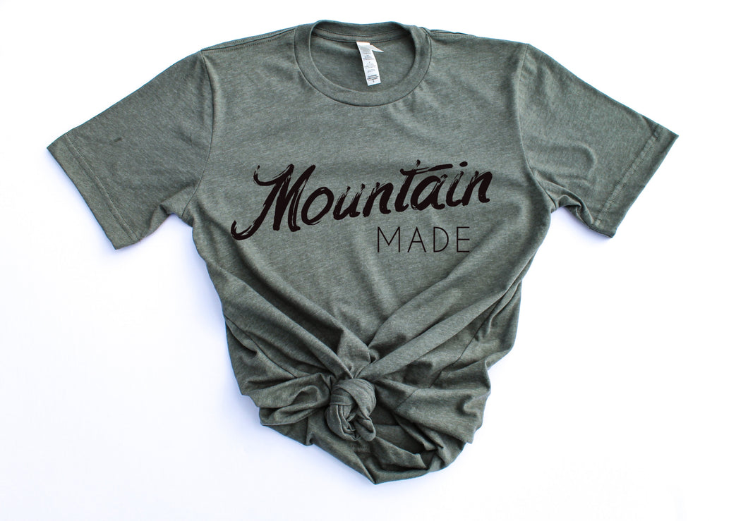 Mountain Made T-Shirt- Black Ink